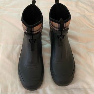 Burberry rain boots
